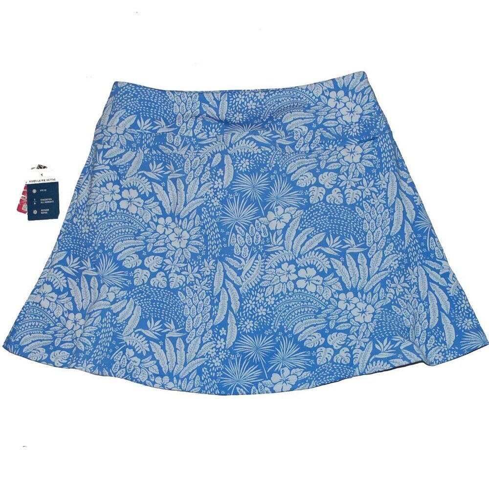 NWT Tommy Bahama Women's Active Blue Floral Skort